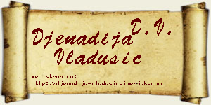 Đenadija Vladušić vizit kartica